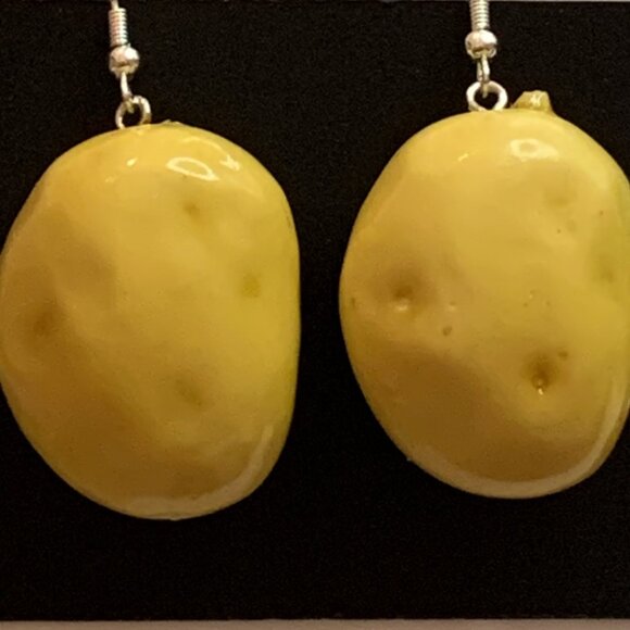 Potato Earring, Funny Food Earring, Food Jewelry, Gift Idea, Cooking Earring - Picture 7 of 7